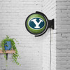 BYU, Cougars, On the 50, Football, Rotating, Spinning, Lighted, Wall, Sign, The Fan Brand, NCAA, NCBYUC-115-22, 689481026800