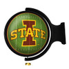 Iowa, IA, State, St, Cyclones, On the 50, Football, Rotating, Spinning, Lighted, Wall, Sign, The Fan Brand, NCAA, NCIOST-115-22, 689481027166