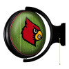 Louisville, Cardinals, On the 50, Football, Rotating, Spinning, Lighted, Wall, Sign, The Fan Brand, NCAA, NCLOUS-115-22, 689481027326