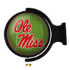 Ole, Miss, Rebels, On the 50, Football, Rotating, Spinning, Lighted, Wall, Sign, The Fan Brand, NCAA, NCMISS-115-22, 689481027524