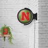 Nebraska, Cornhuskers, On the 50, Football, Rotating, Spinning, Lighted, Wall, Sign, The Fan Brand, NCAA, NCNEBR-115-22, 689481027807 Nebraska, Cornhuskers, On the 50, Football, Rotating, Spinning, Lighted, Wall, Sign, The Fan Brand, NCAA, NCNEBR-115-22, 689481027807
