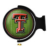 Texas, TX, TEX, TECH, TT, Red Raiders, On the 50, Football, Rotating, Spinning, Lighted, Wall, Sign, The Fan Brand, NCAA, NCTTRR-115-22, 689481028347