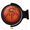 USC, University, Southern California, Trojans, BB, Basketball, Spinning, Rotating Lighted, Wall, Sign, NCAA, The Fan Brand, NCUSCT-115-11, 688187935447