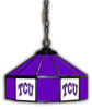 TCU, Texas Christian University, Horned, Frogs, 14-In, Stained, Glass, Pub, Light, 333-3037, 720801333373, Imperial