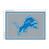 Det, Detroit, Lions, 3x4, Area, Rug, 569-1018, 720801131337, NFL, Imperial