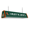 Miami, MIA, Canes, Hurricanes, University of, Standard, Billiard, Pool, Table Light, 2-Colors, Black, Red, Logo, NCMIAM-310-01A, NCMIAM-310-01B, The-Fan Brand, 687747758281