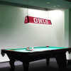 Temple Owls: Standard Red Pool Table Light