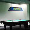 Delaware, Blue, Hens, Premium, Wood, Billiard, Pool, Table, Light, Lamp, NCDELA-330-01A, NCDELA-330-01B, The Fan-Brand, 697842107310