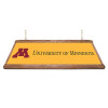 Minnesota Golden Gophers: Premium Wood Gold Pool Table Light