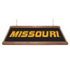Missouri Tigers: Premium Wood Black Pool Table Light