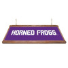 TCU Horned Frogs: Premium Wood Pool Table Light