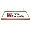 Temple Owls: Premium Wood White Pool Table Light