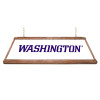 Washington Huskies: Premium Wood White Pool Table Light