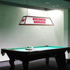 Wisconsin Badgers: Premium Wood White Pool Table Light