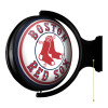 MBBOST-115-01, Boston, BOS, Sox, Red Sox, BOST,  Original, Round, Rotating, Lighted, Wall, Sign, The Fan-Brand, 704384950226, LED