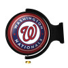 Washington Nationals: Original Round Rotating Lighted Wall Sign