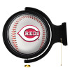 Cincinnati, Cin, Cincy, Reds, CINC, Baseball, Original, Round, Rotating, Lighted, Wall, Sign, MBCINC-115-31, The Fan-Brand, MLB, 704384950479
