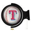 TEX, Texas, Rangers, Baseball, Original, Round, Rotating, Lighted, Wall, Sign, MBTXSR-115-31, The Fan-Brand, MLB, 704384952633