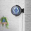 NHTOML-115-01, Toronto, TOR, Maple, Leafs, Original, Round, Rotating, Lighted, Wall, Sign, NHTOML-115-01, NHL, The Fan-Brand, 686878994056