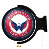 NHWASH-115-01, Washington, Wash, WSH, Capitals, Caps, Original, Round, Rotating, Lighted, Wall, Sign, NHWASH-115-01, NHL, The Fan-Brand, 686878994575