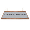 LAK, LA, Los Angeles, Kings, Premium Wood, 4-ft, Florescent, Wooden, Pool, Billiard, Table, Light, lamp, NHL, The Fan-Brand, 686878992519