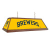 MBBREWERS-330-01B, MIL, Milwaukee, Brewers, Premium, Wood, Billiard, Pool, Table, Light, Lamp, MLB, The Fan-Brand, "B" Version, 704384966050