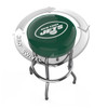 New York Jets 30" Chrome Bar Stool