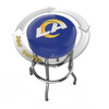 Los Angeles Rams 30" Chrome Bar Stool