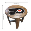 629-4004, Philadelphia, PHI, Philly, Phily, Flyers, Oak, Whiskey, Bourbon, Barrel, Side, Table, FREE SHIPPING, NHL. Imperial