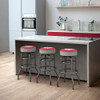 Wisconsin Badgers 30" Chrome Bar Stool