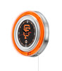 San Francisco, Giants, 15", Double, Neon, Wall, Clock, Holland Bar Stool, MLB, SF, Clk15MLBSFG, 071235007157