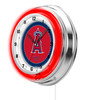 Los Angeles, Angels, 19", Double, Neon, Wall, Clock,  Holland, Bar Stool Co, MLB, LA,  Clk19MLBLAA, CLK19, 071235007355