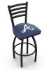 Atlanta, Braves, L014, 25", 30", 36", Height, Holland, MLB, Swivel Bar Stool  Stool, L01425MLBAtl, ATL