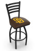 San Diego, Padres, L014, 25", 30", 36", Height, Holland, MLB, Swivel Bar Stool  Stool, L01425MLBSDP, SD, SDP