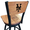 New York, Mets, L038, Laser, Engraved, Wood, Back, Counter, Bar, Stool, 25", 30", 36", Maple, Wood, Seat, Holland Bar Stool,NYM, NY, MLB, Fan Cave, Man Cave, L03825BWMedMplAMLBNYMMedMpl, 071235077334, L03830BWMedMplAMLBNYMMedMpl, 071235084738, L03836BWMedMplAMLBNYMMedMpl, 071235085469