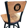 Oakland, Athletics, L038, Laser, Engraved, Wood, Back, Counter, Bar, Stool, 25", 30", 36", Maple, Wood, Seat, Holland Bar Stool,OAK, A's, MLB, Fan Cave, Man Cave, L03825BWMedMplAMLBOakMedMpl, 071235084011, L03830BWMedMplAMLBOakMedMpl, 071235084752, L03836BWMedMplAMLBOakMedMpl, 071235085483