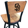 San Diego, Padres, L038, Laser, Engraved, Wood, Back, Counter, Bar, Stool, 25", 30", 36", Maple, Wood, Seat, Holland Bar Stool,SDP, SD, MLB, Fan Cave, Man Cave, L03825BWMedMplAMLBSDPMedMpl, 071235084066, L03830BWMedMplAMLBSDPMedMpl, 071235084790, L03836BWMedMplAMLBSDPMedMpl, 071235085520