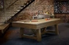 Brunswick Botanic 8' Pool Table in Rustic Dark Brown