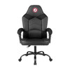 Alabama Crimson Tide oversized office chair front view with padded arms and rolling base