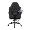 Rear view of the Alabama Crimson Tide oversized office chair showing the back storage pouch and embroidered team logo