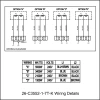 Dimension One C3552-1, 5.5kW Laing Square Back Low Flow Heater Assembly 26-C3552-1-7T-K - Wiring