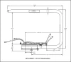 Dimension One C3552-1, 5.5kW Laing Square Back Low Flow Heater Assembly 26-C3552-1-7T-K - Dimensions