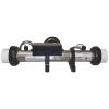 HydroQuip 3238-1H, 5.5kW Square Back Low Flow Heater Assembly 26-3238-1H-7T-K - Side View