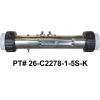 Marquis Spa C2278-1, 4.0kW Flow-Thru Heater Assembly 26-C2278-1-5S-K - Front View