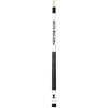 Full-length vertical product view of the Illinois Fighting Illini 19oz White Laser Etched 58-inch Cue on a white background, highlighting the white team-branded section, orange-and-blue Illinois graphics, black grip, and natural wood-colored shaft.