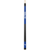 Full-length vertical view of the Air Force Falcons 19oz Team Color Laser Etched 58" Cue, showing its blue team-color butt, white shaft, black grip, and Falcons graphics.