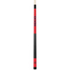 Full-length vertical view of the Arizona Wildcats 19oz Team Color Laser Etched 58" Cue, showing its red and blue team-color butt, black grip, natural-colored shaft, and Arizona graphics.