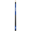Vertical product view of the BYU Cougars 19oz Team Color Laser Etched 58" Cue, showing its royal blue team-color detailing, black grip section, and laser-etched BYU graphics.