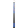 Vertical product view of the Florida Gators 19oz Team Color Laser Etched 58" Cue, showing its blue and orange team-color detailing, black grip section, and laser-etched Florida graphics.