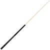 Full-length angled view of the South Carolina Gamecocks 58-inch billiard cue showing the natural-finish shaft and contrasting black and garnet team-color butt design.